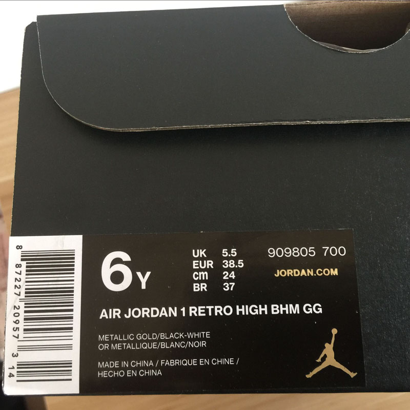Air Jordan 1 High GS BHM
